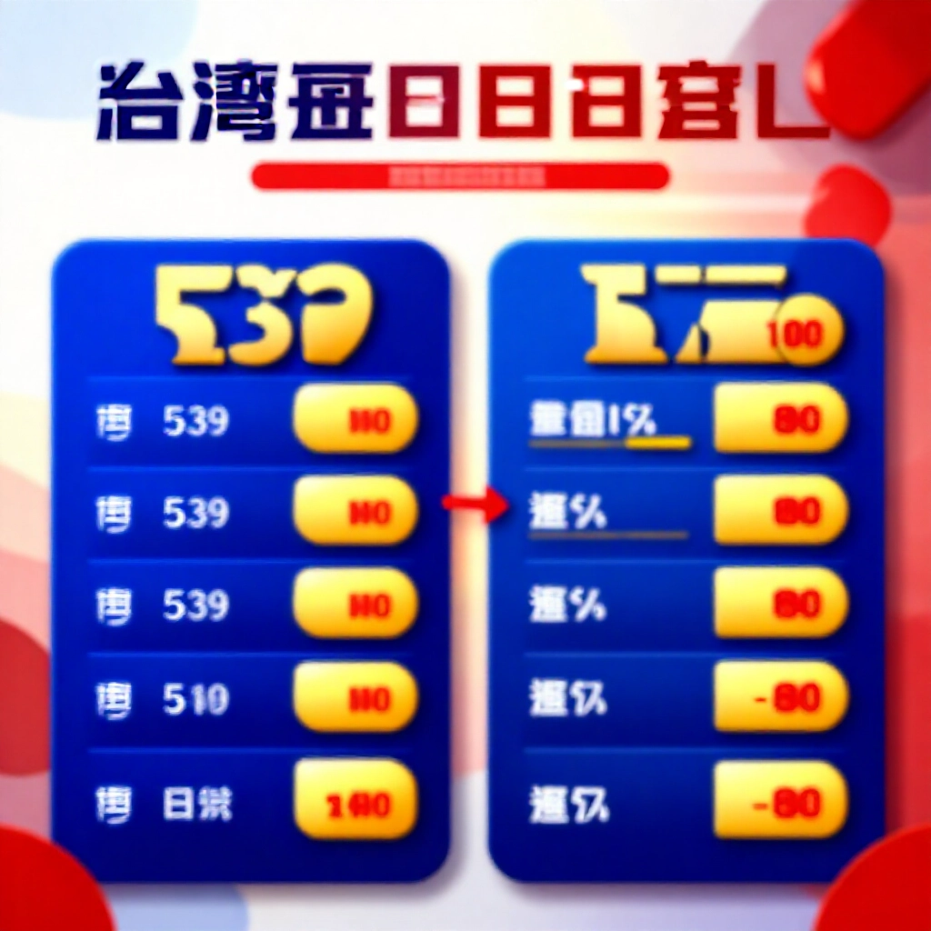 台灣今彩539官方與地下版獎金對比資訊圖表,藍金色調紅色警示專業風格