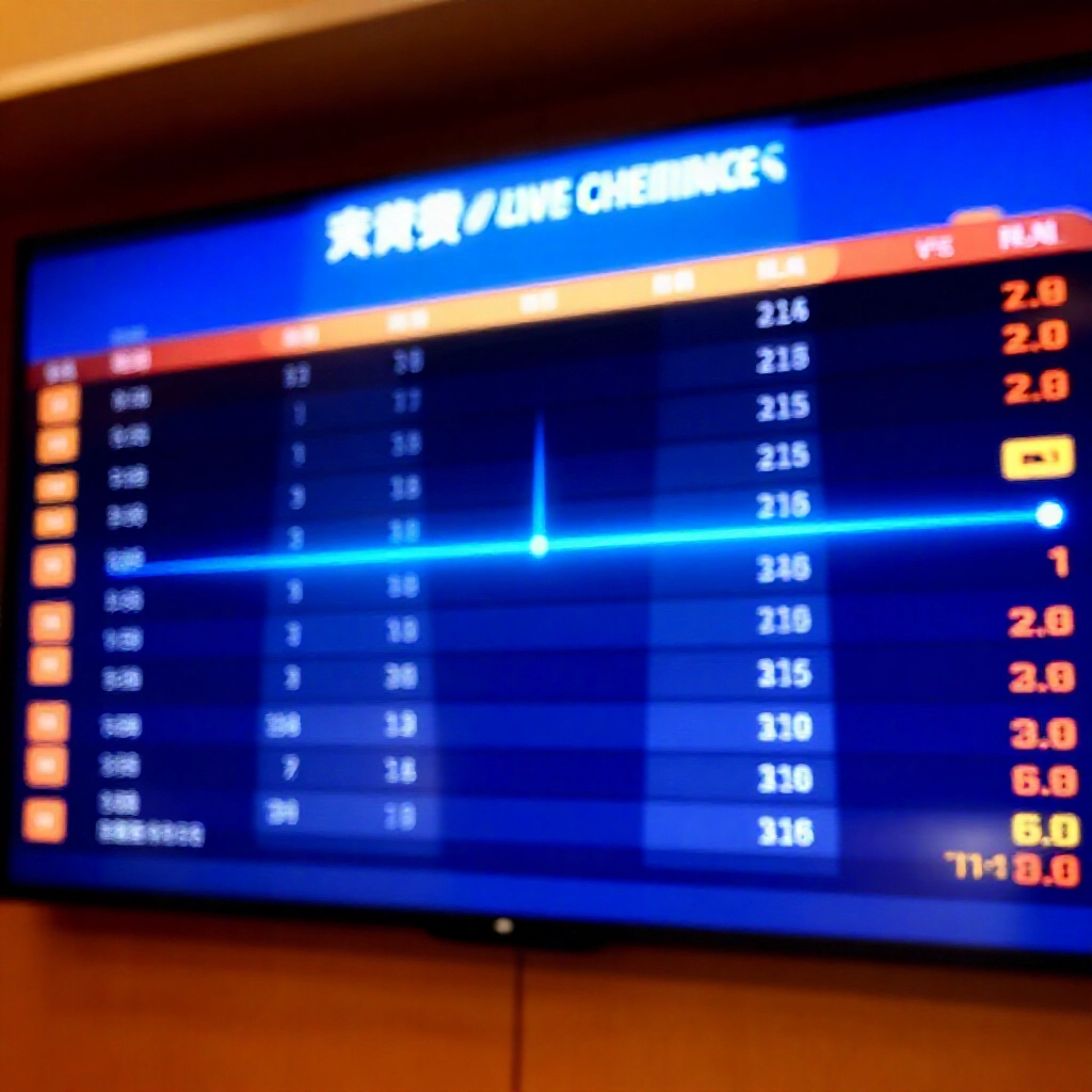 明亮的數位儀表板顯示台灣運彩場中投注時間表,包含發光時間軸、賽事清單與即時更新,現代介面暖藍色燈光