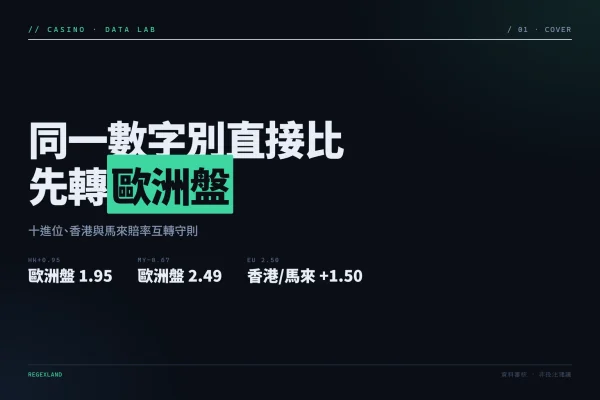 三種賠率格式轉換為歐洲盤的對照示意圖