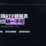 老虎機 RTP 觀察表三大核心欄位示意圖，強調回合數、下注額與總投注額的記錄重點